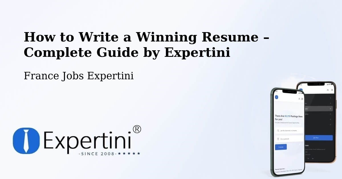 Resume Writing Guide for Job Seekers – Suresnes - Suresnes, France Jobs Expertini